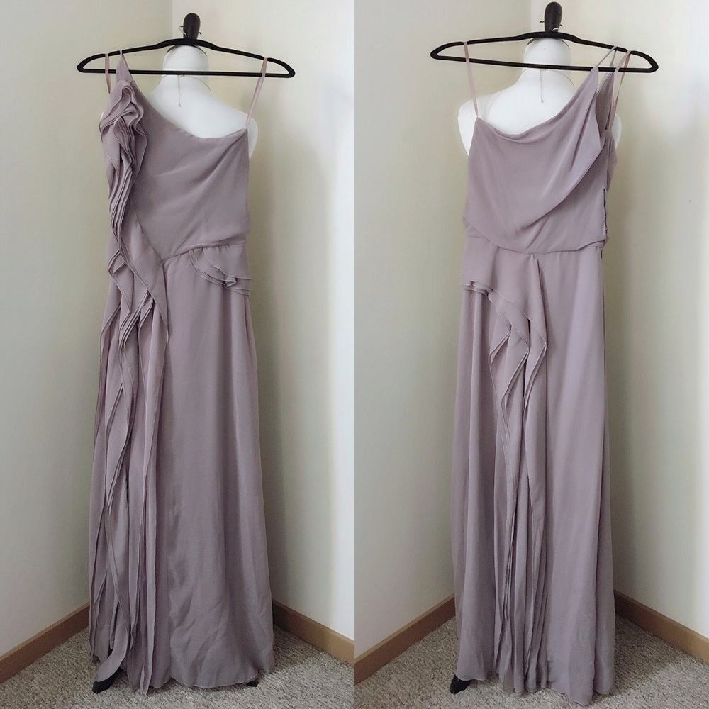ModCloth Lush One Shoulder Formal Gown